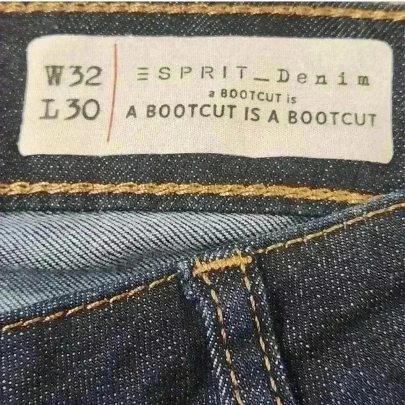 NEW NWT Esprit Women's Medium Rise Skinny Bootcut Denim Jeans W32 L30 - Picture 11 of 15
